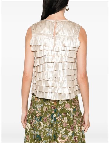 QUINN-Top sm plisado