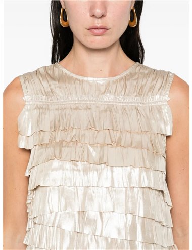 QUINN-Top sm plisado