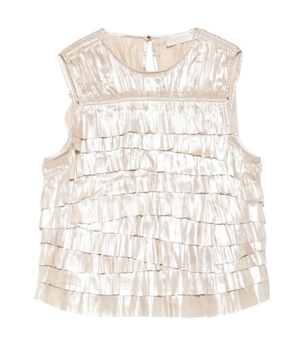 QUINN-Top sm plisado