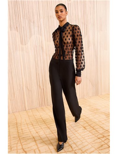 OLLIE-Pantalón crepe