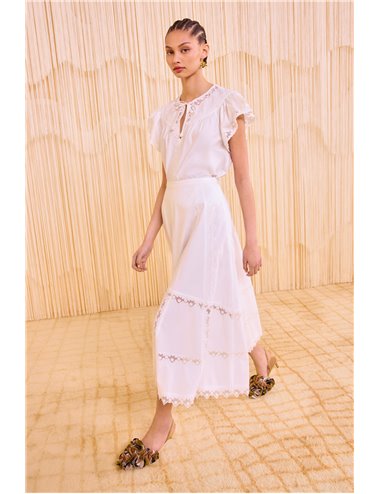 LUCIA - Embroidered skirt