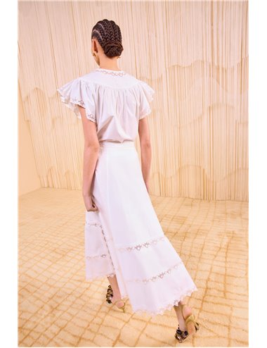 LUCIA - Embroidered skirt