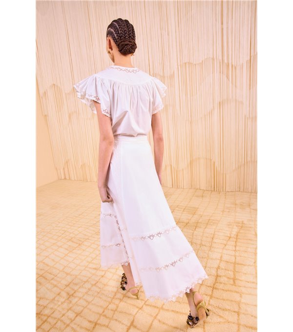 LUCIA - Embroidered skirt