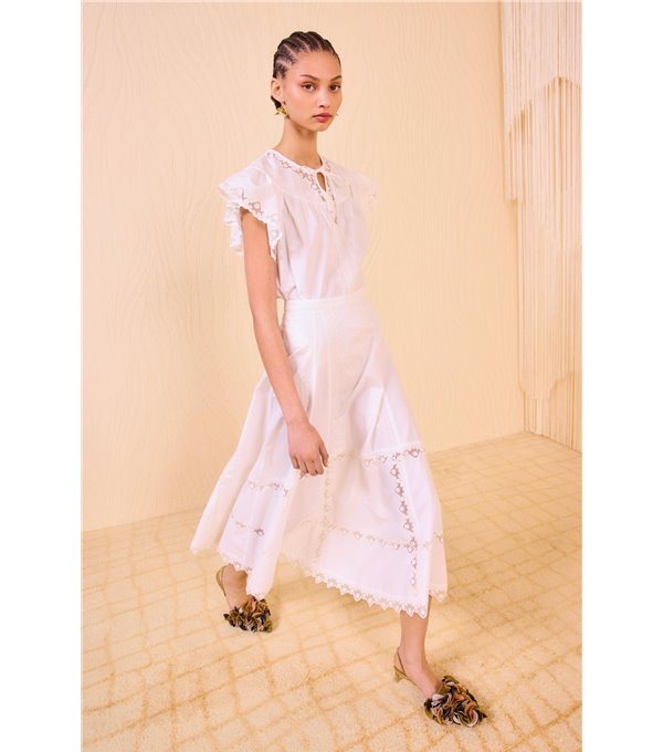 LUCIA - Embroidered skirt
