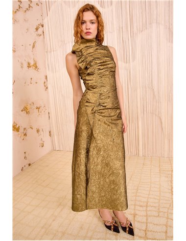 DEMETRIA - Golden dress
