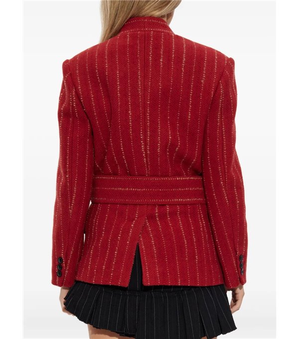 FYMA-Blazer rayas y cinturón