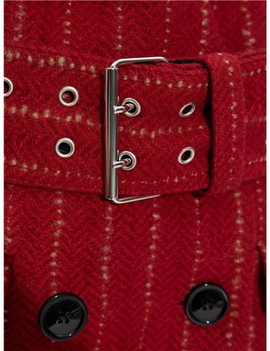 FYMA-Blazer rayas y cinturón