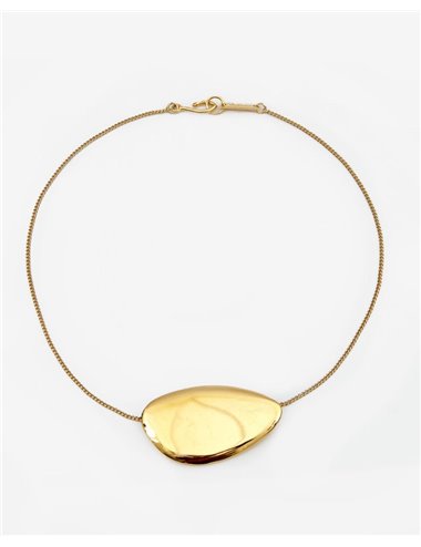 C/Collar corto pieza asimétrica