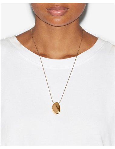 C/Collar largo pieza asimétrica