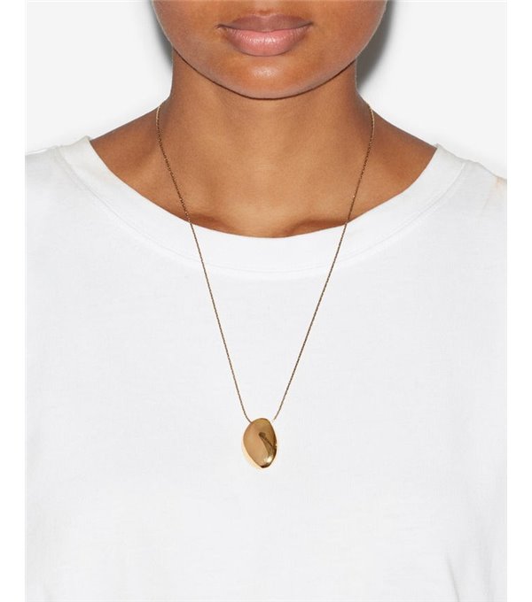 C/Collar largo pieza asimétrica