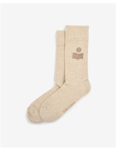 SILOKI - Logo socks - beige