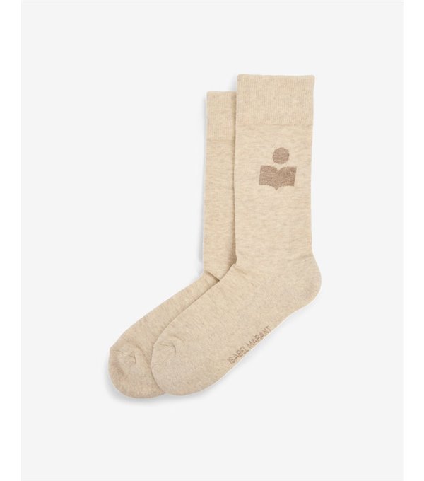 SILOKI - Logo socks - beige