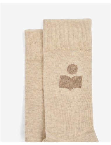 SILOKI - Logo socks - beige