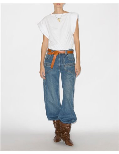 LECCE - Belt with knot - natural