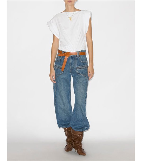 LECCE - Belt with knot - natural