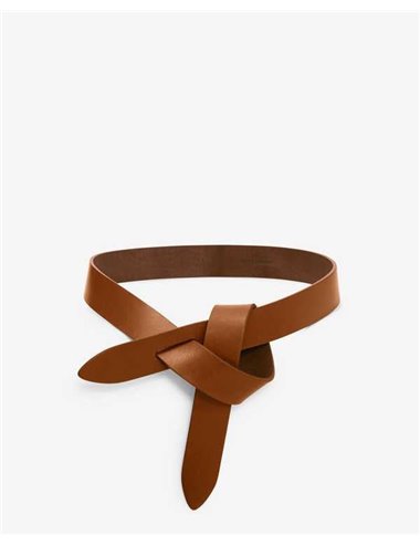LECCE - Belt with knot - natural