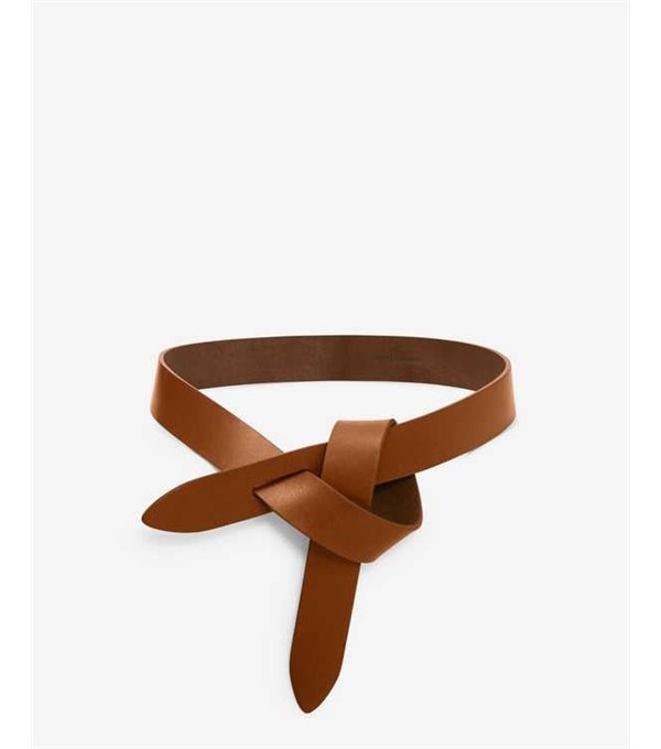 LECCE - Belt with knot - natural
