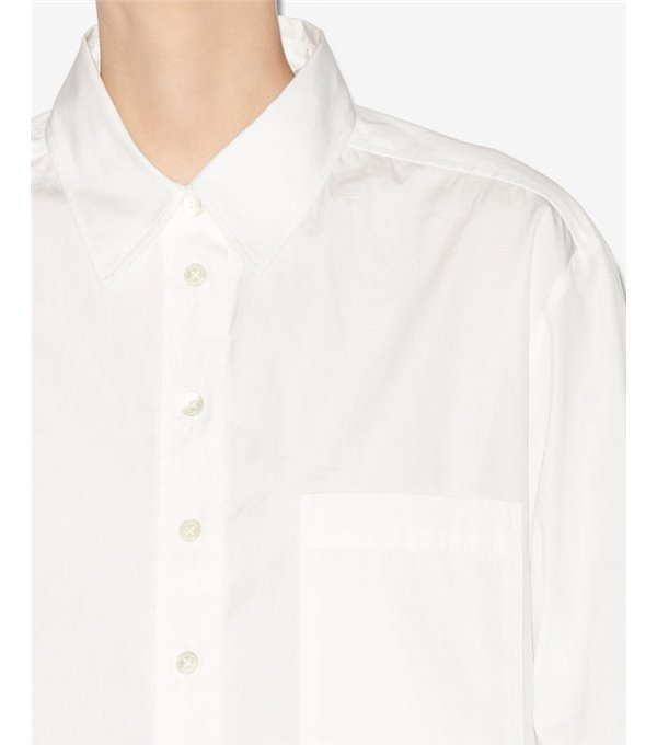 FLEORA-Camisa popelin crop