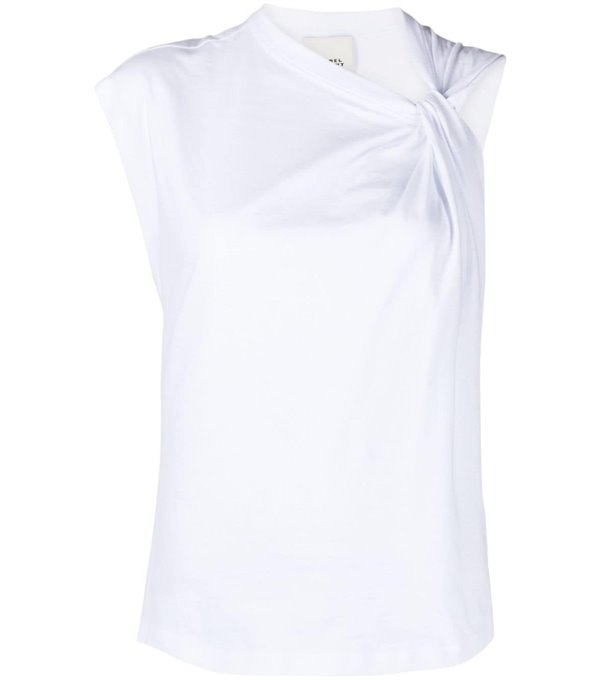 NAYDA-Camiseta nudo asimétrica