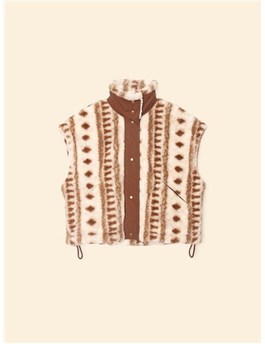 RAVENA-Chaleco jacquard