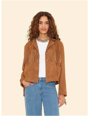 BRONCO fringed suede jacket