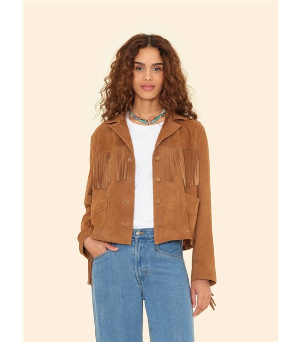 BRONCO fringed suede jacket