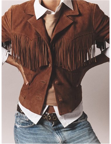 BRONCO fringed suede jacket