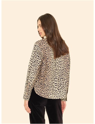 MONROE-Camisa popelin print