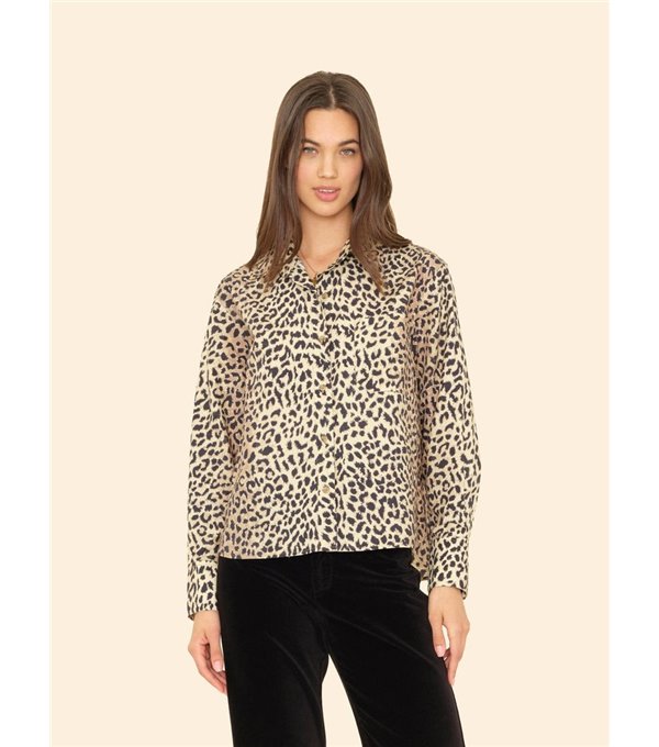 MONROE-Camisa popelin print