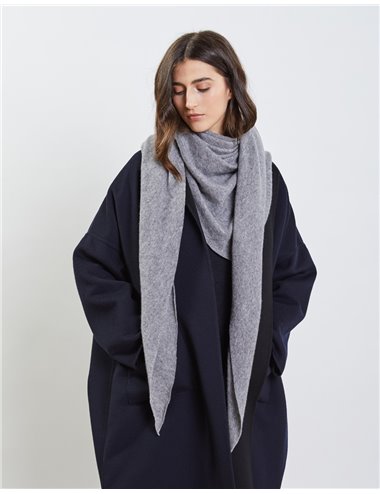 Fular ADELI triángulo grande - gris