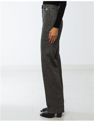 Pantalón cheviot-gris