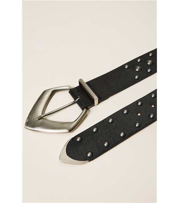 Studded belt - black