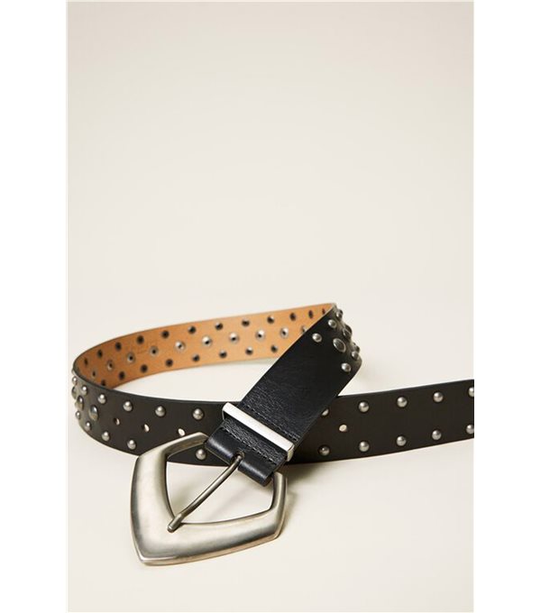 Studded belt - black