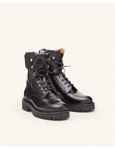 CAMPA - Lace up boots - black