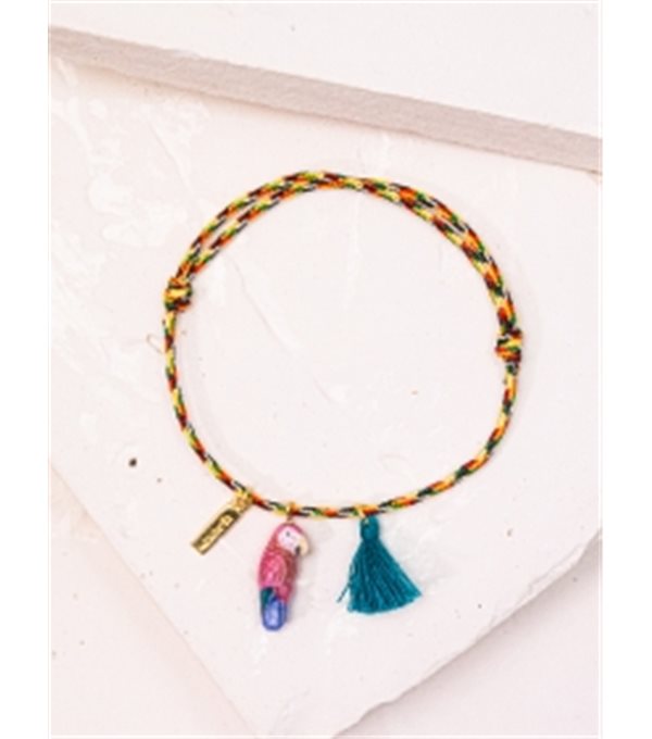 Pulsera cuerda - loro