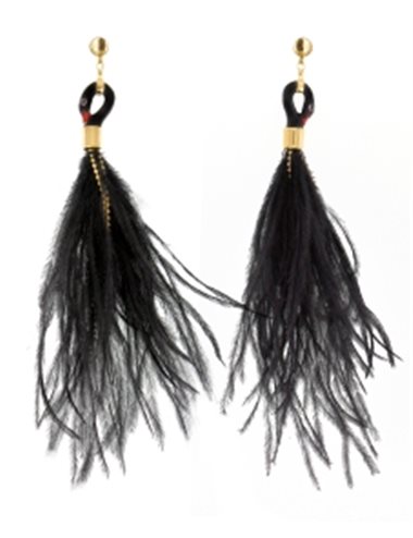 Pendientes cisne negro