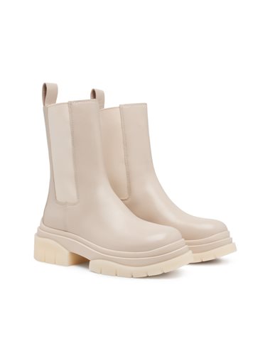 STORM - Elastic mid boots - ecru