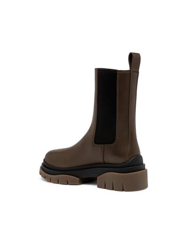 STORM - Elastic mid boots - military