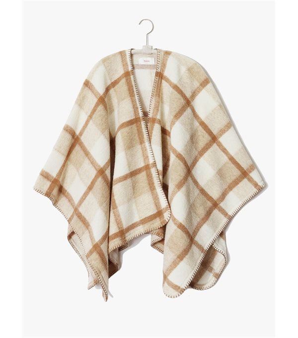 WYNTER - Poncho cuadors - fawn