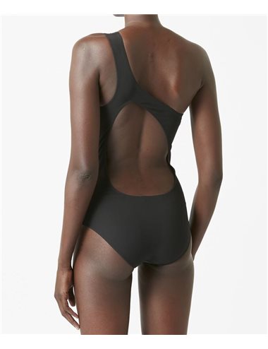 SAGE - Asymmetrical swimsuit - black