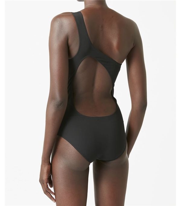 SAGE - Asymmetrical swimsuit - black