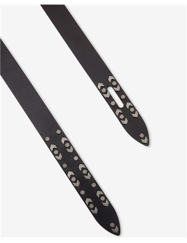 LECCE - Studded knot belt 