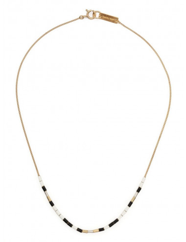 Bicolor pieces necklace