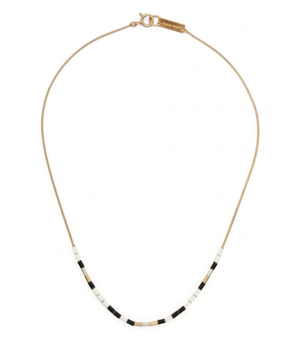 Bicolor pieces necklace