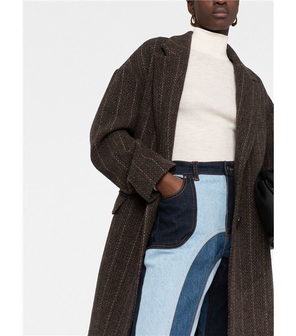 LIMIZA - Short coat - multicolor brown LIMIZA - Short coat - multicolor brown
