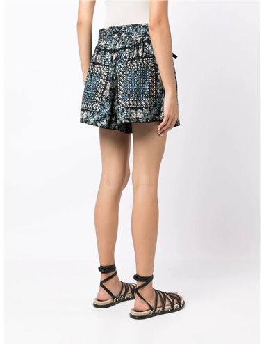 NALANI - Printed cotton short