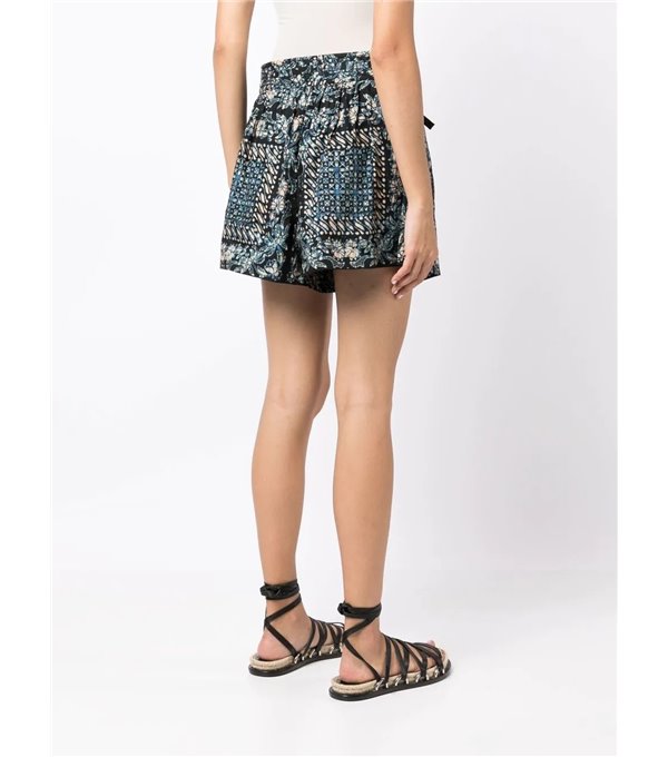 NALANI - Printed cotton short