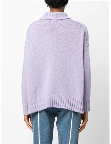 Turtle neck sweater - mauve