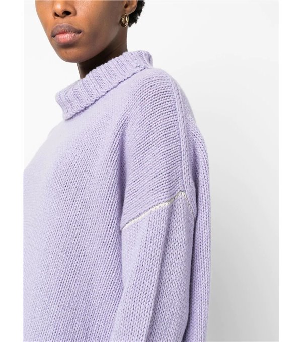 Turtle neck sweater - mauve