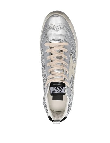 MID STAR sneaker - silver glitter